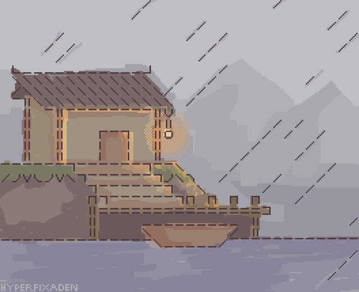 cozy little ascii house